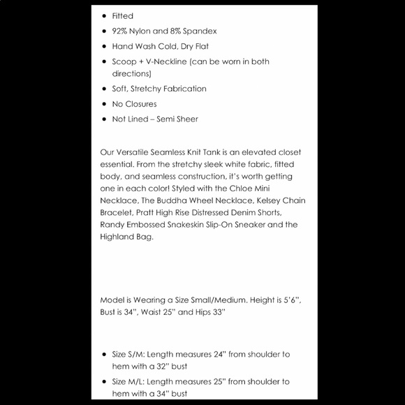 VICI Tank Top (Olivaceous brand) - Picture 3 of 5